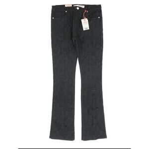NWT Men’s ARMOR JEANS Black Jeans 34 X 36 Patterned Lacey Type Stack